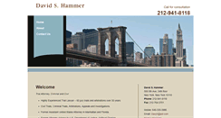 Desktop Screenshot of dhammerlaw.com