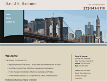 Tablet Screenshot of dhammerlaw.com